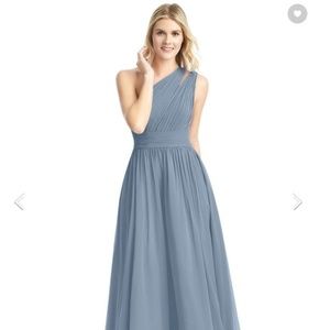 Azazie A-Line/Princess - Dusty Blue (NEVER WORN)